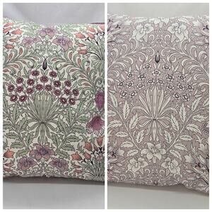 William Morris At Home GARDEN LAVENDER Pillow 20" x 20" NWT ENGLISH COTTAGE Boho